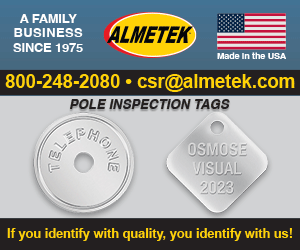 Pole Inspection Tags and Nameplates made in the USA | Almetek