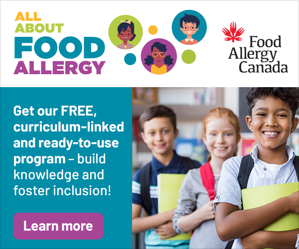 Get our FREE and ready-to-use All About Food Allergy Program »