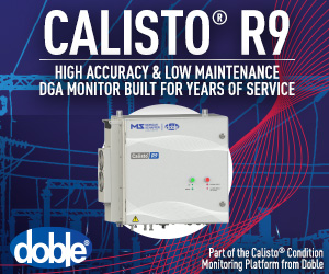 Calisto® R9 from Doble | High Accuracy & Low Maintenance DGA Monitor